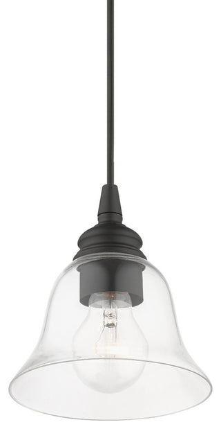 Moreland 1 Light Black Single Pendant