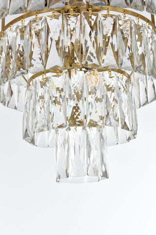 Home Living 18" Flush Mount, Satin Gold