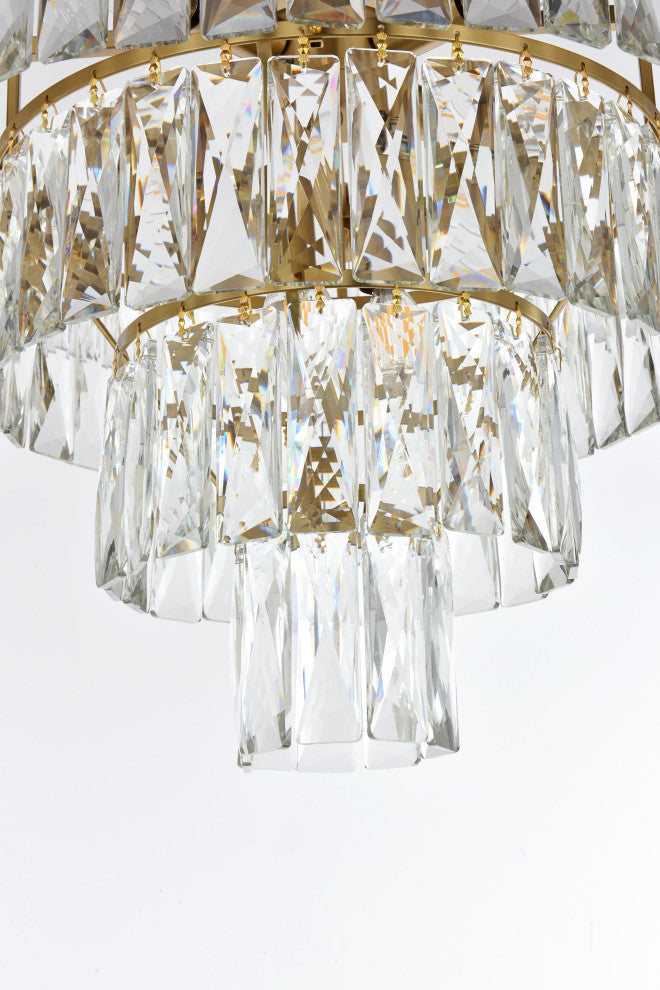 Home Living 18" Flush Mount, Satin Gold