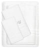 Denzi 4-Piece Towel Combination Set With Monogrammed Letter, U, White