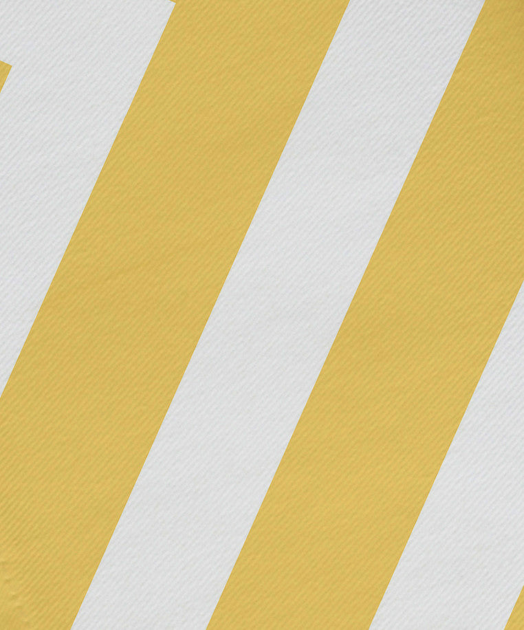"x" Marks The Spot Stripes Print Napkin, Lemon, Set of 4