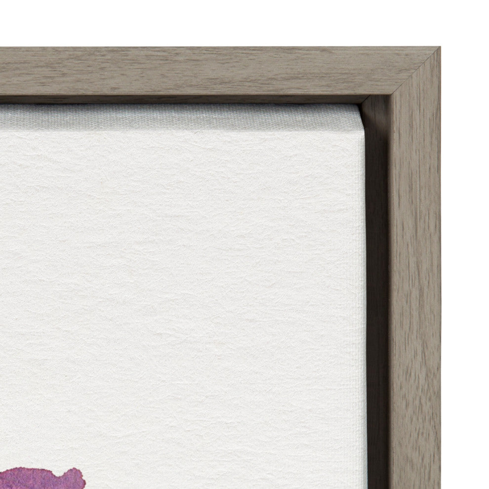 Sylvie Wildflorals Framed Canvas by Patricia Shaw, Gray 23x33