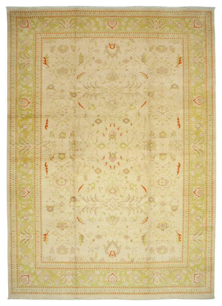 Rug N Carpet - Hand-Knotted Oriental 12' 2" x 17' 5" Oversize Oushak Area Rug
