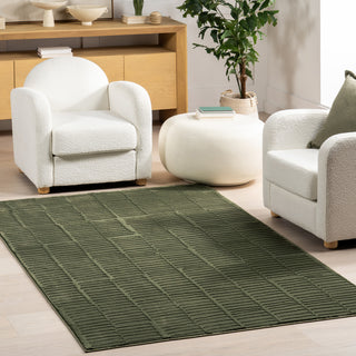 Nuloom Kailani Geometric Washable Rug, Green 8' x 10'