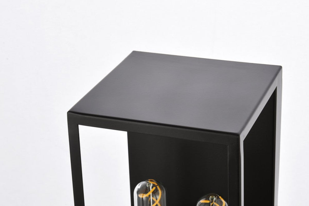 Victoria 2-Light Wall Sconce, Black