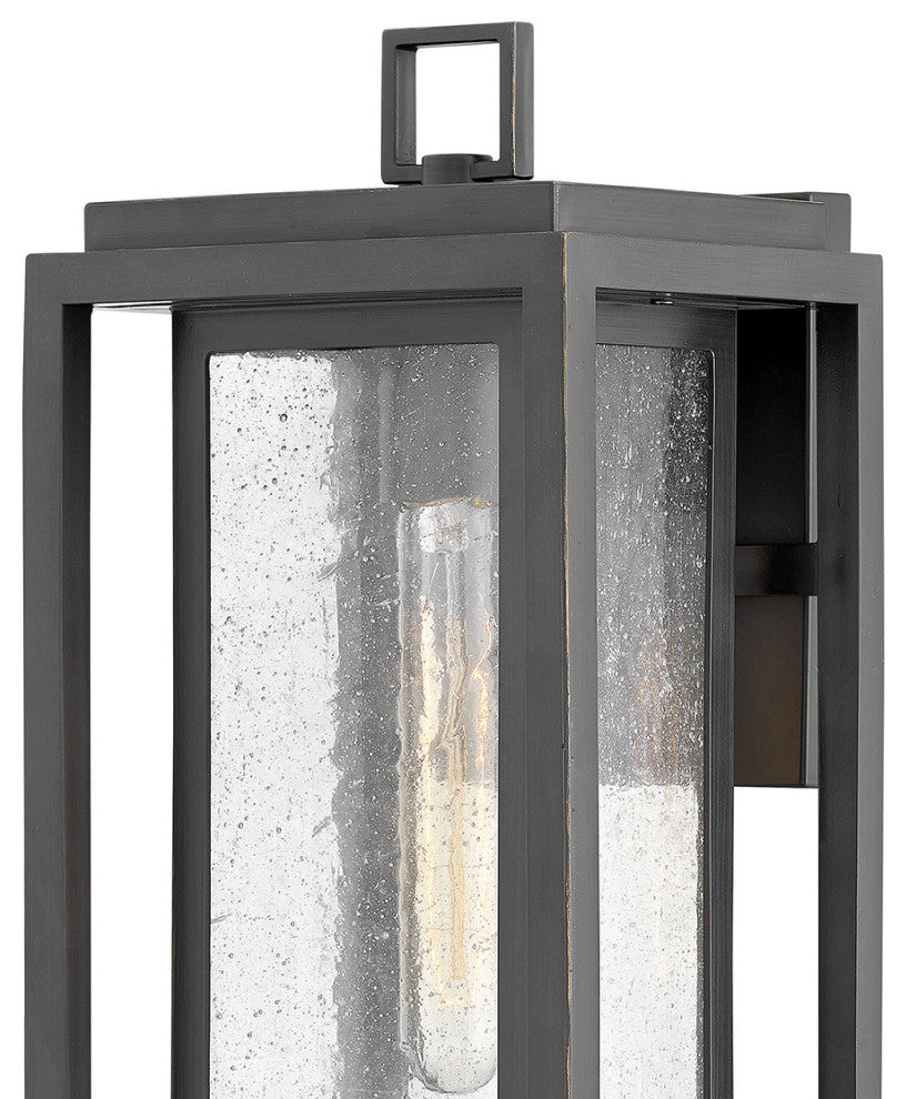 Hinkley Republic Medium Wall Mount Lantern, Oil Rubbed Bronze
