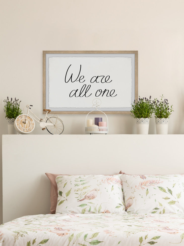 "We Are One" Framed Painting Print, 36x24