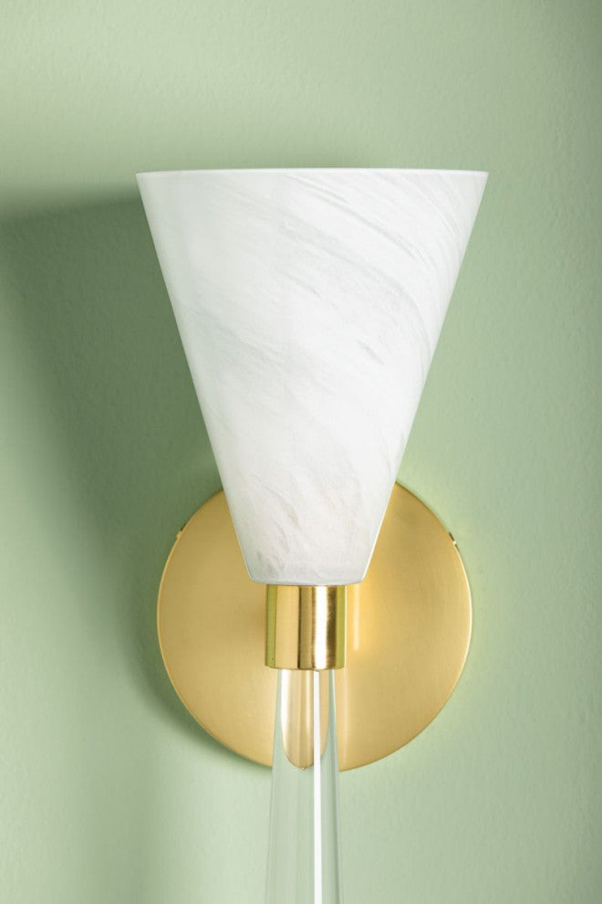 Mitzi Amara Wall Sconce Aged Brass