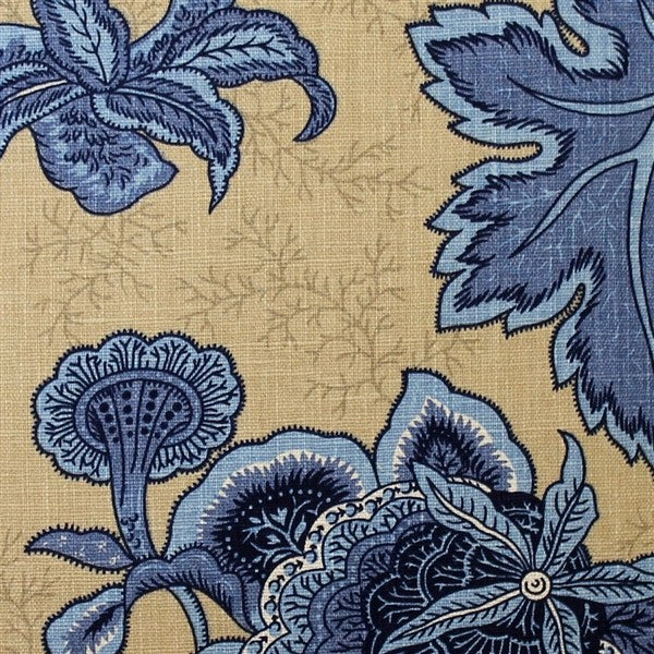Pillow Decor - Tuscany Linen Brewood Blue Throw Pillow 20X20