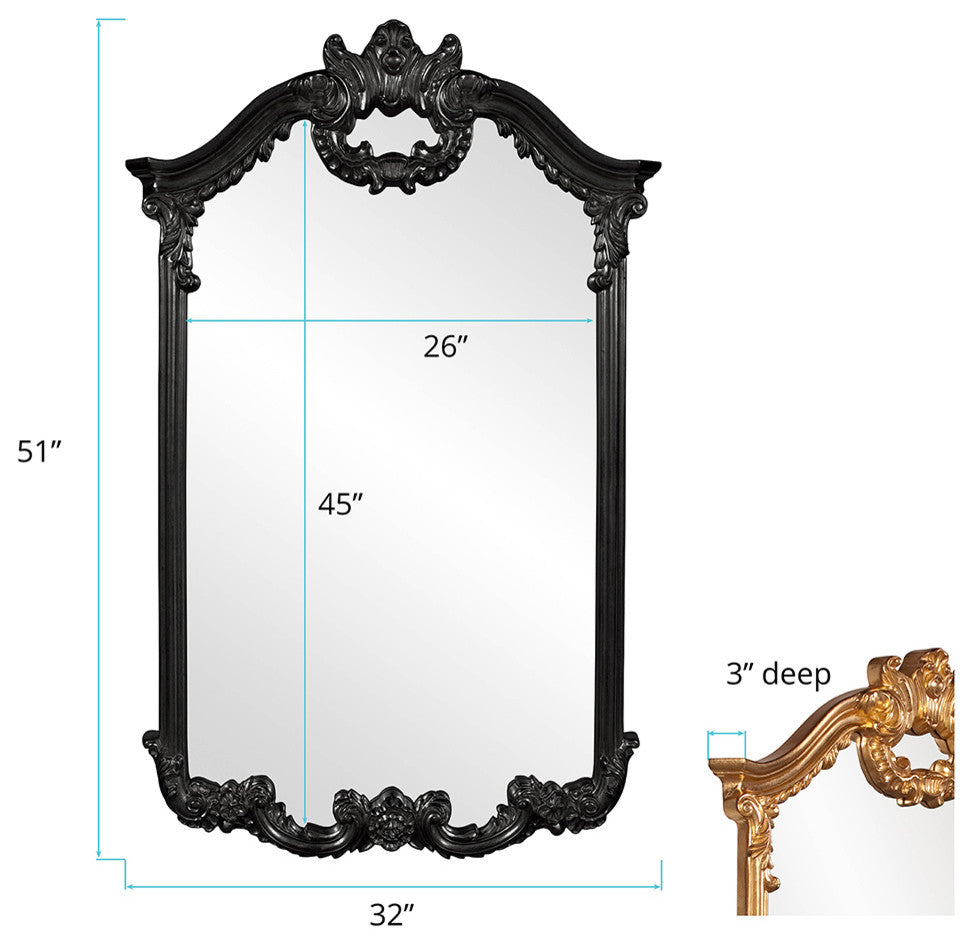 Roman Mirror, Black