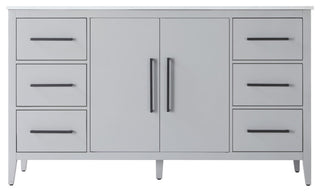 Home Living 60" Single Bathroom Vanity, Grey