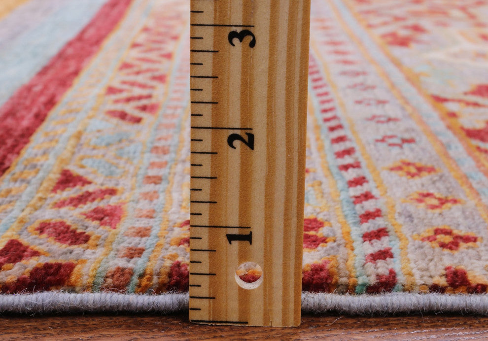 5' 7" X 8' 2" Super Kazak Khorjin Handmade Rug Q7545