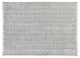 8" x 10" Gray and Cream Sawlike Stripes Area Rug