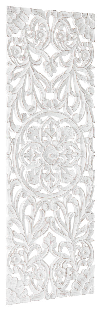 Malito Wall Medallion, White
