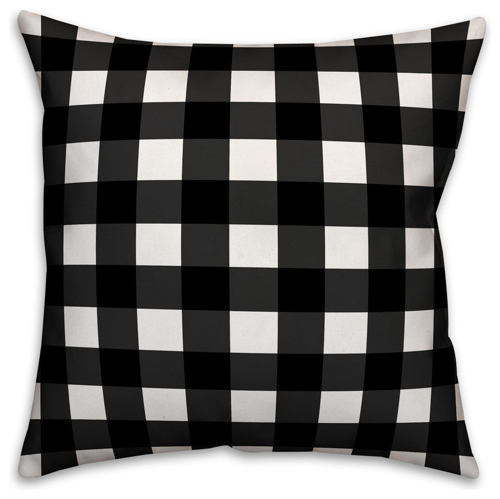 Welcome to our Haunted House Throw Pillow