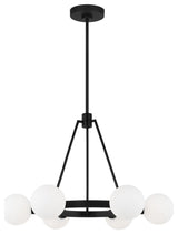 Clybourn 6-Light Chandelier, Midnight Black