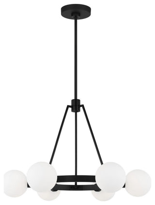 Clybourn 6-Light Chandelier, Midnight Black