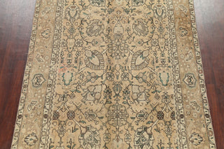 Consigned, Vintage Faded Persian Traditional Handmade Area Rug, Beige, 6x10