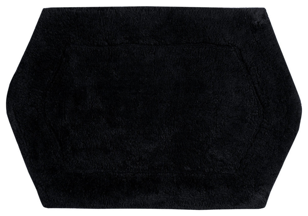 Waterford Bath Rug, 17"x24", Black