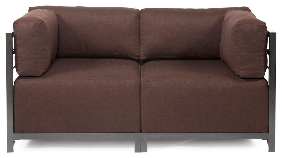 Sterling Axis 2-Piece Sectional, Sterling Chocolate