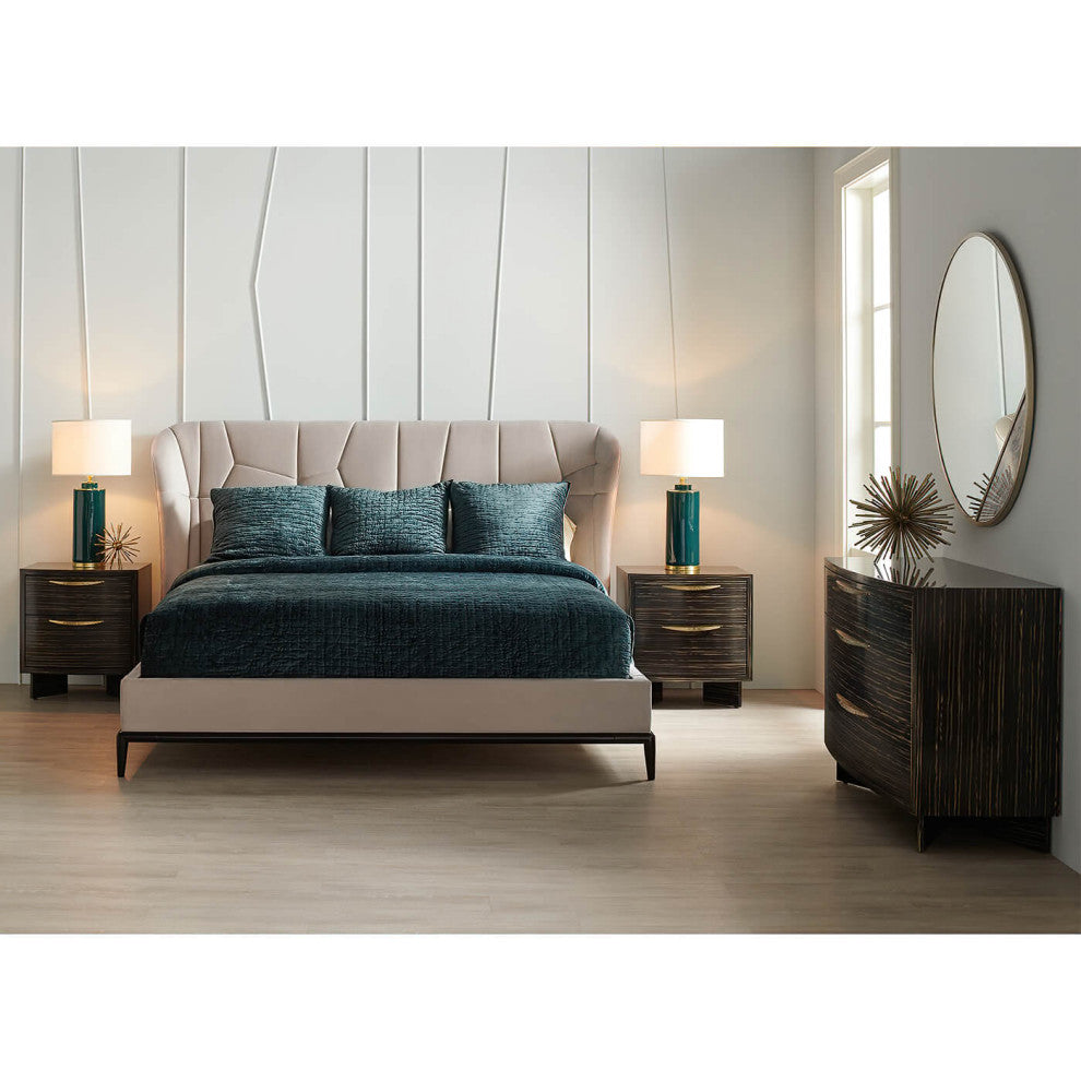 Modern Classic Upholstered King Bed