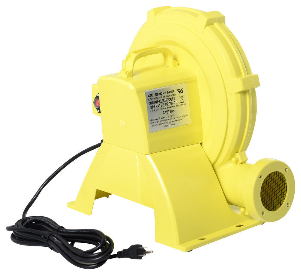 Costway Air Blower Pump Fan 950 Watt 1.25HP For Inflatable Bounce House