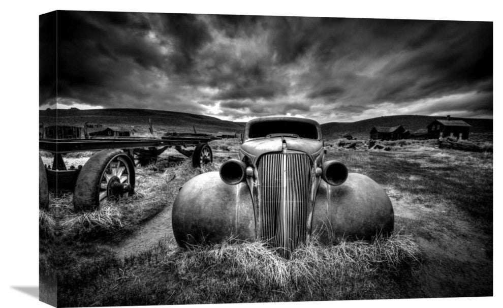 "Too Old To Drive" Stretched Canvas Giclee by Carsten Schlipf, 22x15"