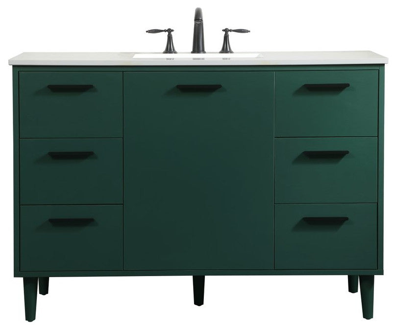 Bailey 48" Bathroom Vanity, Green