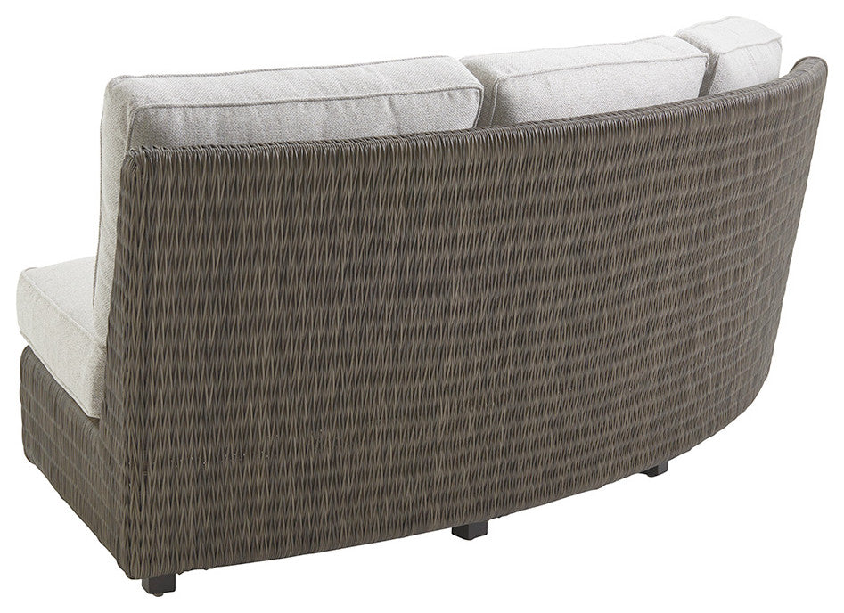 Curved Sectional Armless Sofa