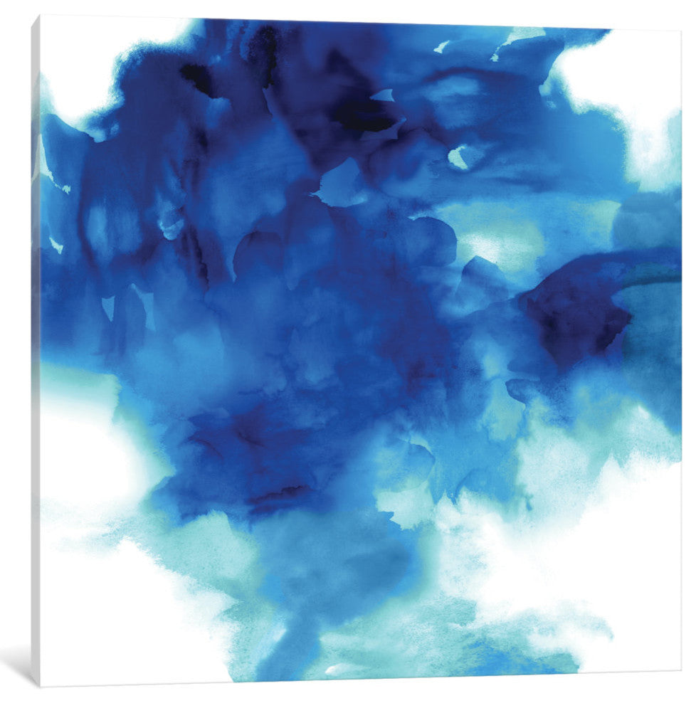 "Ascending In Blue II" by Daniela Hudson, Canvas Print, 12"x12"