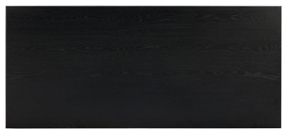 Chelsea Rectangular Dining Table, Black Oak