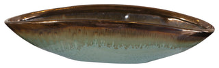 Uttermost Iroquois Green Glaze Bowl