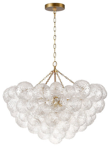Seraphina Ice-ball Chandelier, D35"