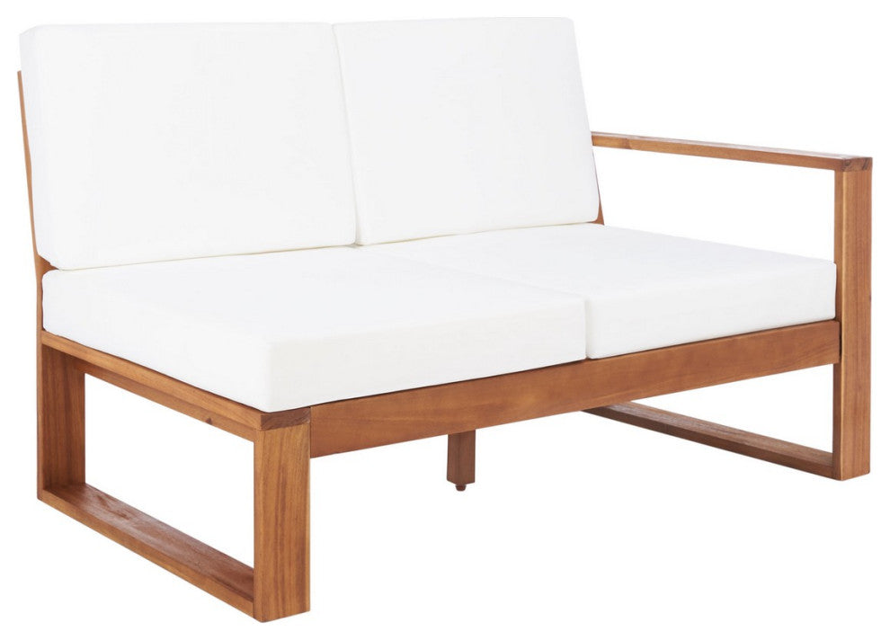 Safavieh Catryn 4Pc Outdoor Living Set, Natural / Beige