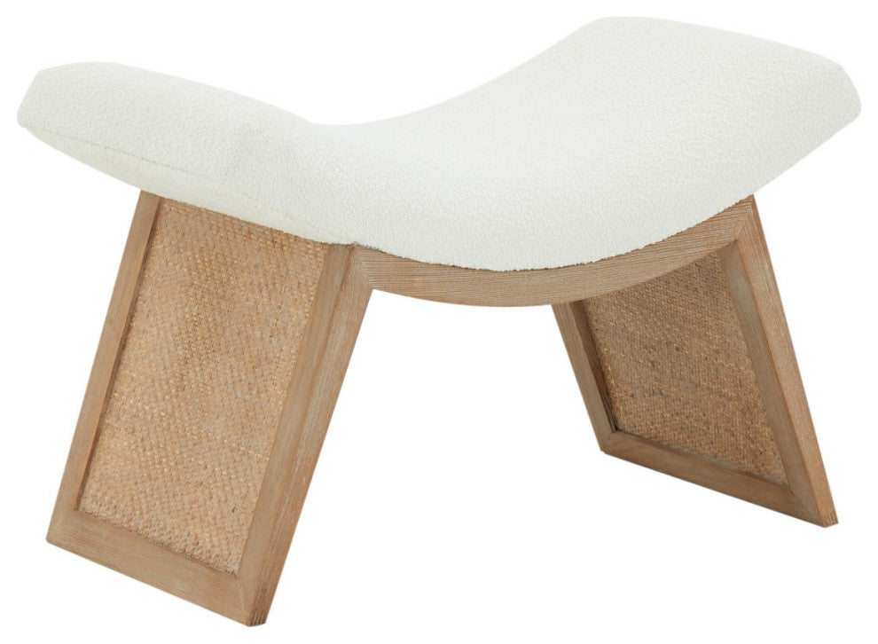 Safavieh Couture Effie Boucle Ottoman