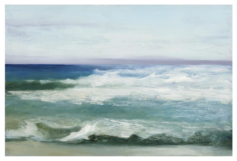 "Azure Ocean" Digital Paper Print by Julia Purinton, 62"x42"