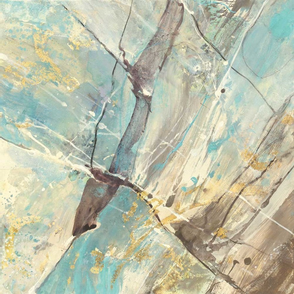 "Blue Water II" Fine Art Canvas Print, 54"x54"