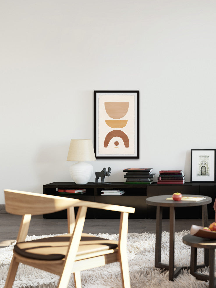 "Trapped Dimension" Framed Painting Print, 20x30