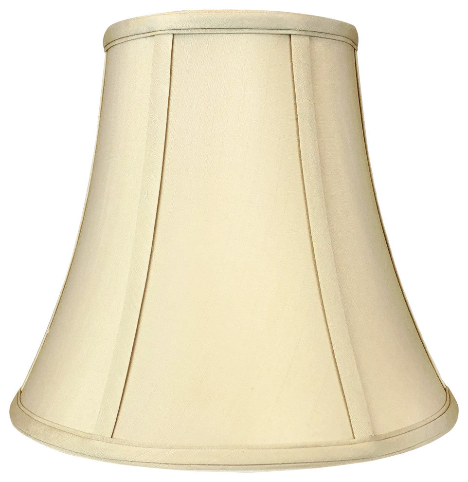 Royal Designs True Bell Basic Lamp Shade, V Notch Fitter, Beige, 7x14x11.5, Sing