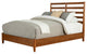 Flynn Retro Bed With Slat Back Headboard, Acorn, King