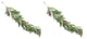 Mixed Pine Berry Garland, Set of 2