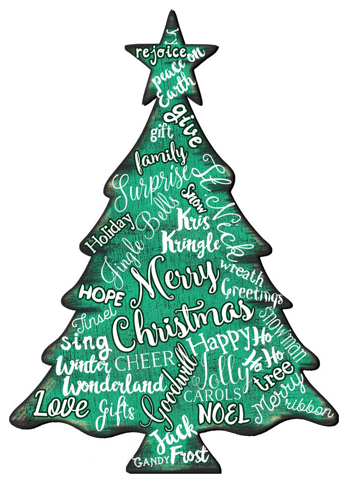 Merry Christmas Tree Ornament