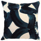Kosas Home Rilo Printed 22" Throw Pillow, Indigo