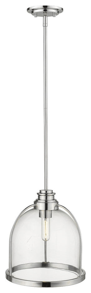 Stanton 1-Light Polished Nickel Pendant