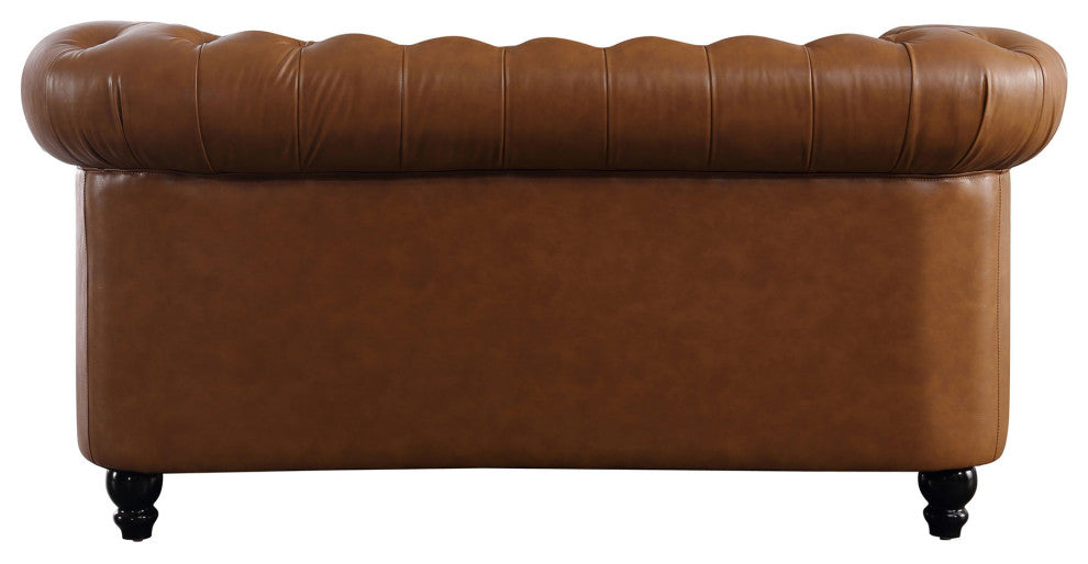 Gustav Transitional Chesterfield Loveseat