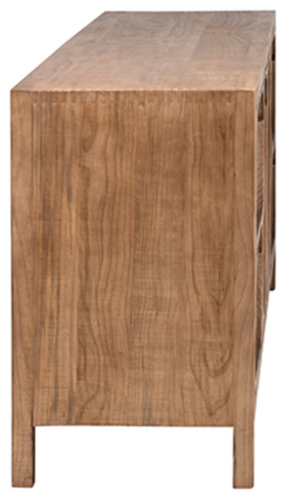 Deco Oval Pine Sideboard