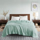 Madison Park Egyptian Cotton All-Season Woven Bedding Blanket, Seafoam