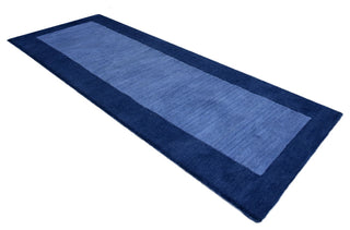 HAND TUFTED WOOL ECO-FRIENDLY AREA RUGS-Blue Color, Contemporary Design