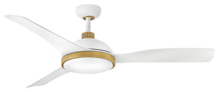 Hinkley Alba 56" Led Smart Fan, Matte White