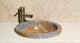 VUMR Goldrush Polished Deck mount sink
